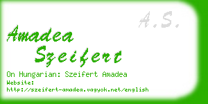 amadea szeifert business card